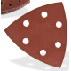 Brúsny papier pre delta brúsku 93x93x93 mm P320, 10 ks