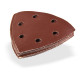 Brúsny papier pre delta brúsku 93x93x93 mm P320, 10 ks