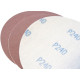 Brúsny papier s adaptérom 150 mm K60, K80, K120, K240, 13-dielna sada