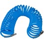 Flexibilná polyuretánová špirálová hadica, vrátane vsuvky a rýchlospojky. Ochrana proti zalomeniu, pružná aj pri nízkych teplotách.