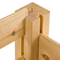 Vyvýšený záhon drevený 104x63x77 cm Cicero