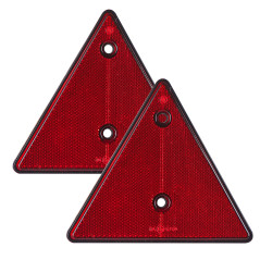 Odrazka trojuholníková červená, 2 ks