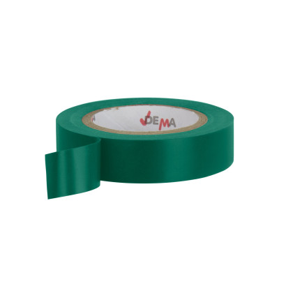 Elektrikárska izolačná páska 15 mm / 10 m, zelená
