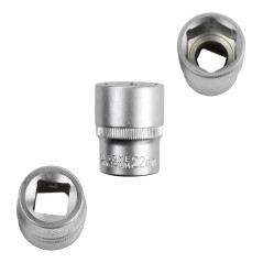 DEMA Nástrčkový kľúč / orech krátky 22 mm 1/2"