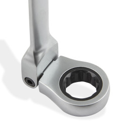 DEMA Račňový očko-vidlicový kľúč s kĺbom 17 mm