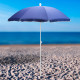 Plážový slnečník 180 cm UV30 Beach, modrý