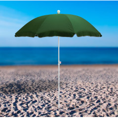 DEMA Plážový slnečník 180 cm UV30 Beach, zelený