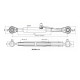 Tretí bod pre traktory John Deere M27x3 mm Kat. 1/2
