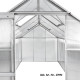 Záhradný skleník BASIC 6, 253x192x194 cm, 6 mm