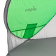 Samorozkladací plážový stan PopUp, zeleno-sivý