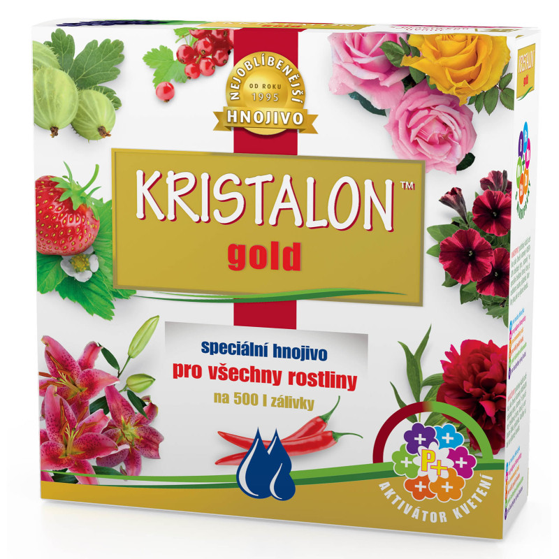 Kryštalické hnojivo Gold 0,5 kg