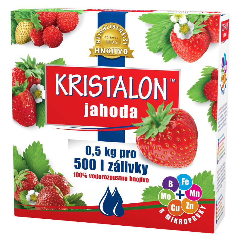 Kryštalické hnojivo Jahoda 0,5 kg