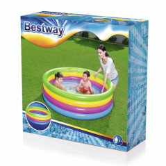 Bestway Detský bazén nafukovací 157x46 cm Rainbow 51117, dúhový