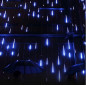 LED svetelná reťaz Meteor 3x0,3 m, 144 LED, IP44, modrá