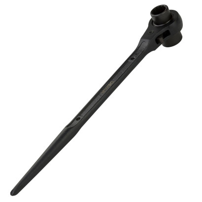 Lešenársky kľúč račňový 19x24 mm, čierny
