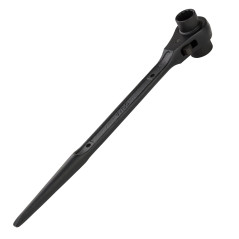 DEMA Lešenársky kľúč račňový 17x19 mm, čierny