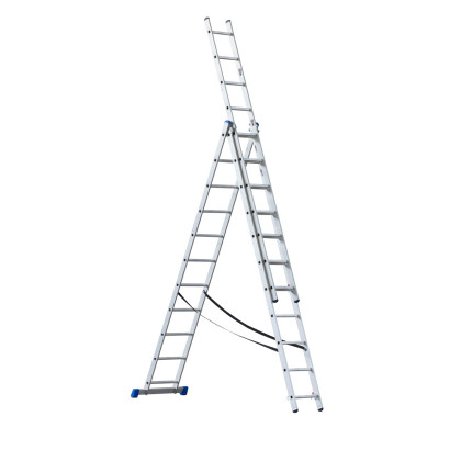 Rebrík trojdielny 7,6m 3x11 priečok