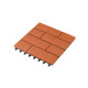 WPC dlaždice Samoa čerešňa 2,3 x 30 x 30 cm