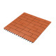 WPC dlaždice Samoa čerešňa 2,3 x 30 x 30 cm