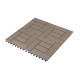 WPC dlaždice Palmyra Indický teak 2,3 x 30 x 30 cm