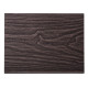 Terasová doska 2,5 x 14,8 x 300 cm, Dark Wood, WPC