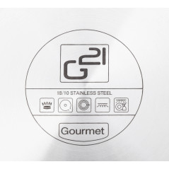 Hrniec Gourmet Magic s cedidlom 28 cm s pokrievkou nerez