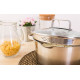 Hrniec Gourmet Magic s cedidlom 28 cm s pokrievkou nerez