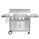 Plynový gril Mexico BBQ Premium line, 7 horákov + zadarmo redukčný ventil