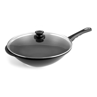 Wok panvica Cheff 36 cm s pokrievkou