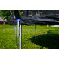Trampolína G21 SpaceJump, 305 cm, čierna, s ochrannou sieťou + schodíky zadarmo