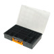 Plastový organizér na drobný materiál 36x25x6 cm, 18 priehradiek