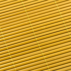 Clona na plot, bambusová rohož z PVC 140x500 cm, žltá