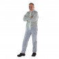 DEMA Jednorazový pracovný oblek biely 40 g/qm PP, veľkosť L