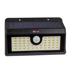 Aku LED svietidlo so solárnym panelom a detektorom pohybu DSL300