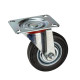 Gumové otočné koliesko 100 mm, do 70 kg