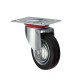 Gumové otočné koliesko 75 mm, do 50 kg