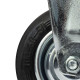 Gumové pevné koliesko 100 mm, do 70 kg