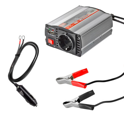 Menič napätia 12 V / 230 V 300/600 W USB