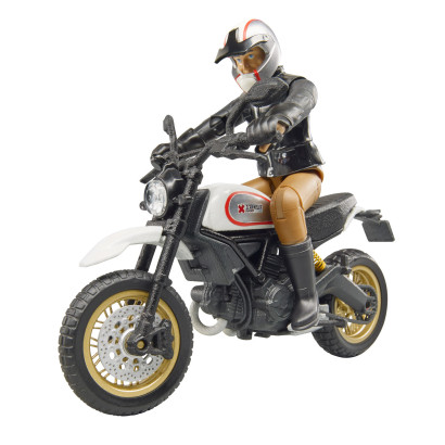 Motocykel Scrambler Ducati Desert Sled s jazdcom 1:16 63051