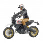 Motocykel Scrambler Ducati Desert Sled s jazdcom 1:16 63051