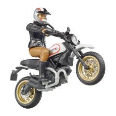 Bruder Motocykel Scrambler Ducati Desert Sled s jazdcom