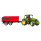 Traktor John Deere 6920 so sklápacím prívesom červeným 1:16 02057