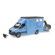 Preprava zvierat Mercedes-Benz Sprinter s koníkom 1:16 02674