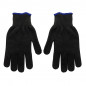 Pracovné rukavice pletené čierne, veľkosť 9