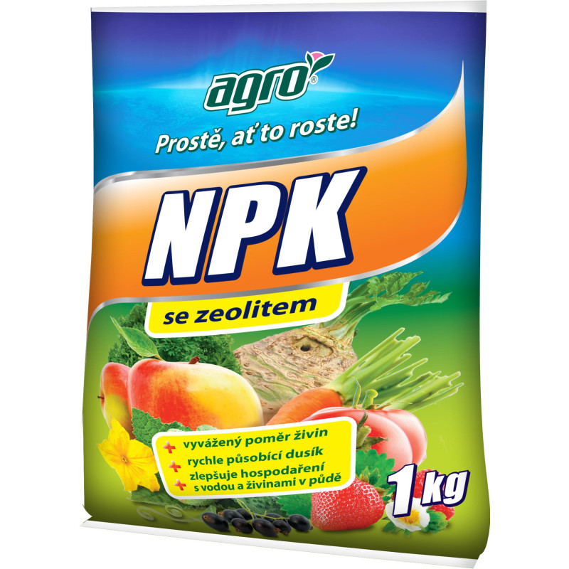 Univerzálne minerálne hnojivo NPK so zeolitom 1 kg