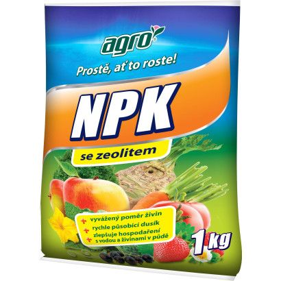 Univerzálne hnojivo NPK so zeolitom 1 kg