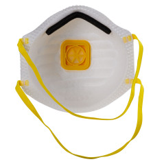 Ochranná maska proti jemnému prachu FFP1 s výdychovým ventilom, 3 ks