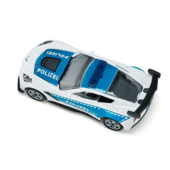 SIKU Nemecké policajné auto Chevrolet Corvette ZR1 / 1525