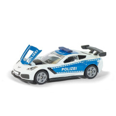 SIKU Nemecké policajné auto Chevrolet Corvette ZR1 / 1525