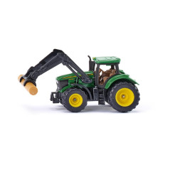 SIKU Traktor John Deere s mechanizmom na uchopenie guľatiny / 1540